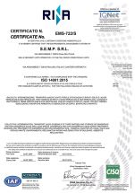 Certificato N EMS   722 S ISO 14001 2015
