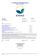 Certificato N IT 000425 EMAS