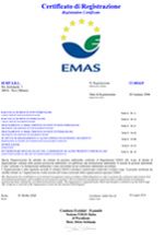 Certificato N IT 000425 EMAS