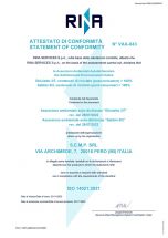 attestato di conformità ISO 14021 2021 (Asserzione Ambientale auto-dichiarata)