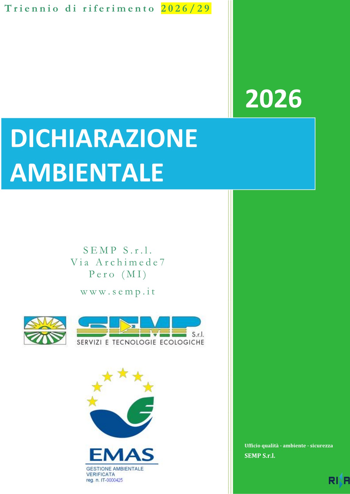 Dichiarazione Ambientale 2026 convalidata_1